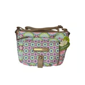 Lily Bloom Large Starburst Floral Cristina Crossbody Eco Friendly NWT MSRP $55